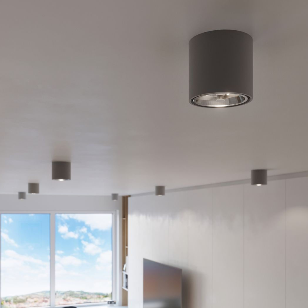 Ceiling lamp aluminum Tiube modern Design GU10
