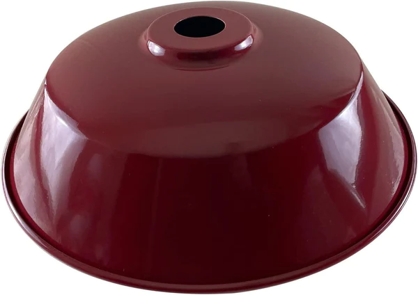 Burgundy Retro Vintage Lampshade Easy Fit E27 Base Industrial Pendant Metal 36cm Lamp Light