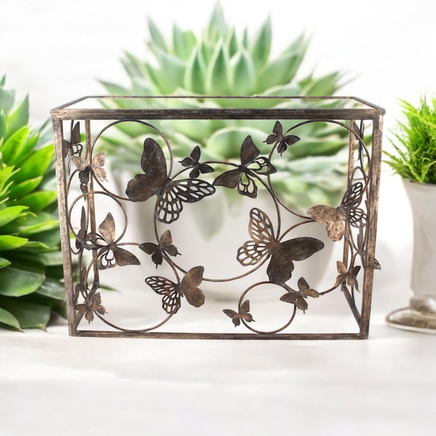 MSL 102cm Metal Butterfly Table