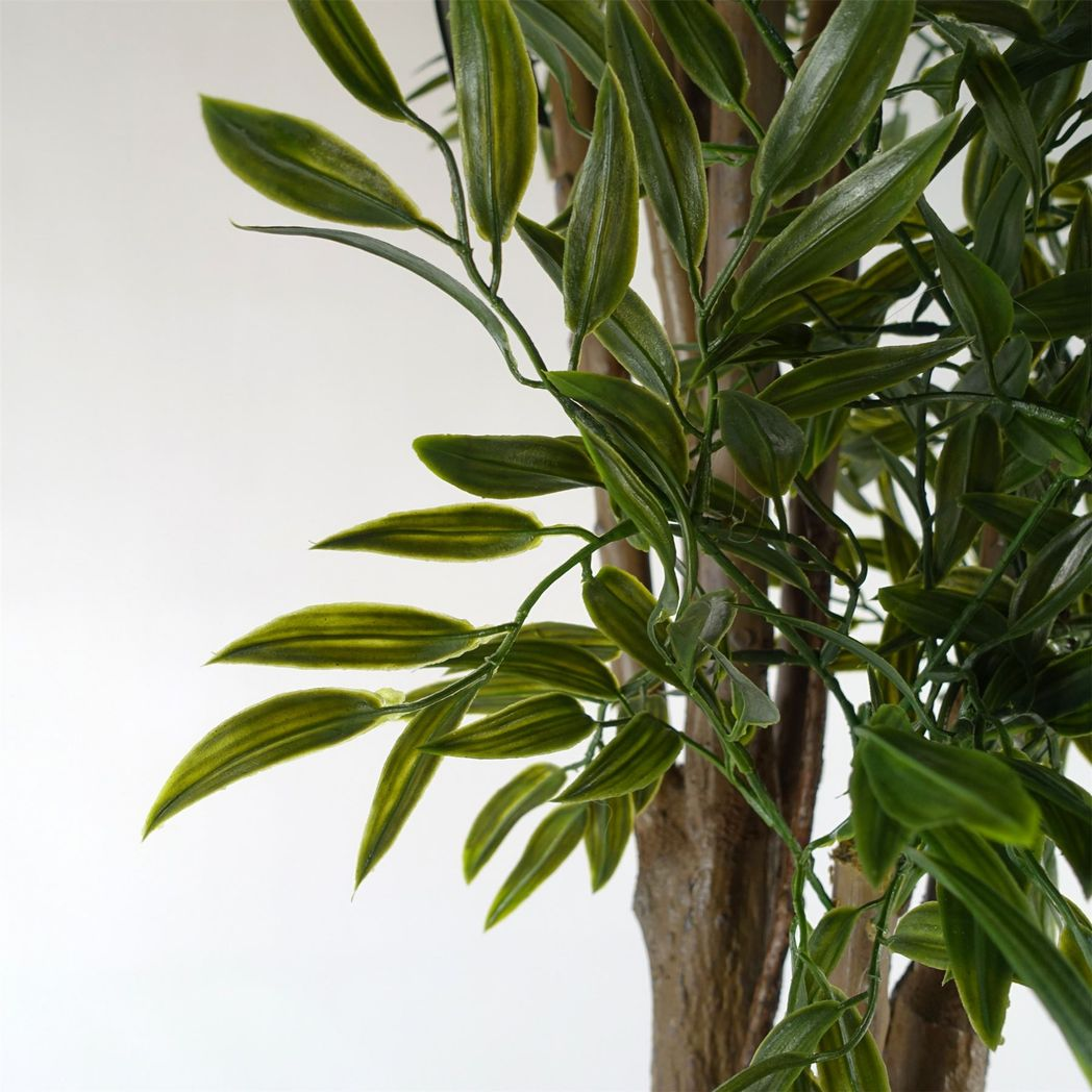 Leaf 140cm UV Protected Artificial Japanese Ruscus Tree with 2716 Leaves