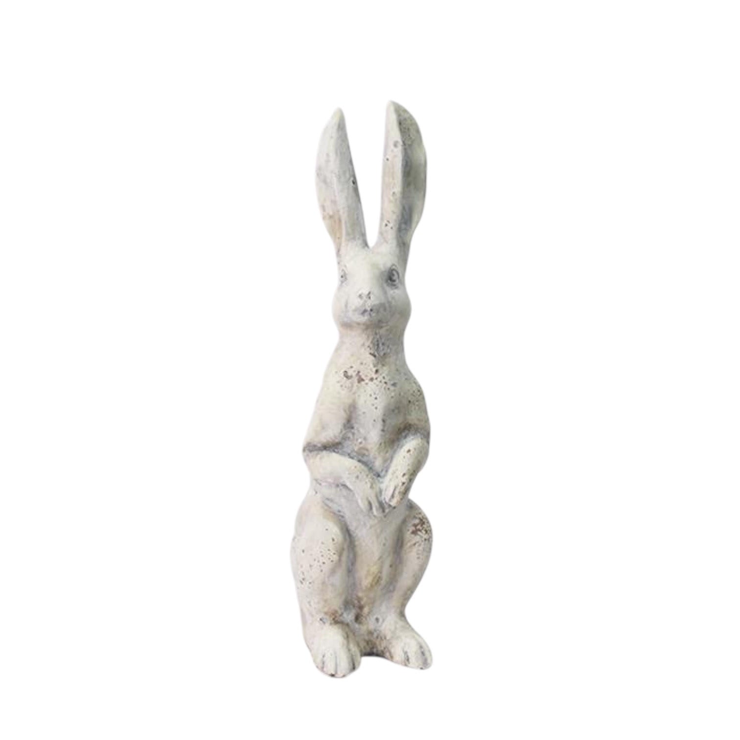 MSL 40cm Cream Resin Rabbit Garden Ornament