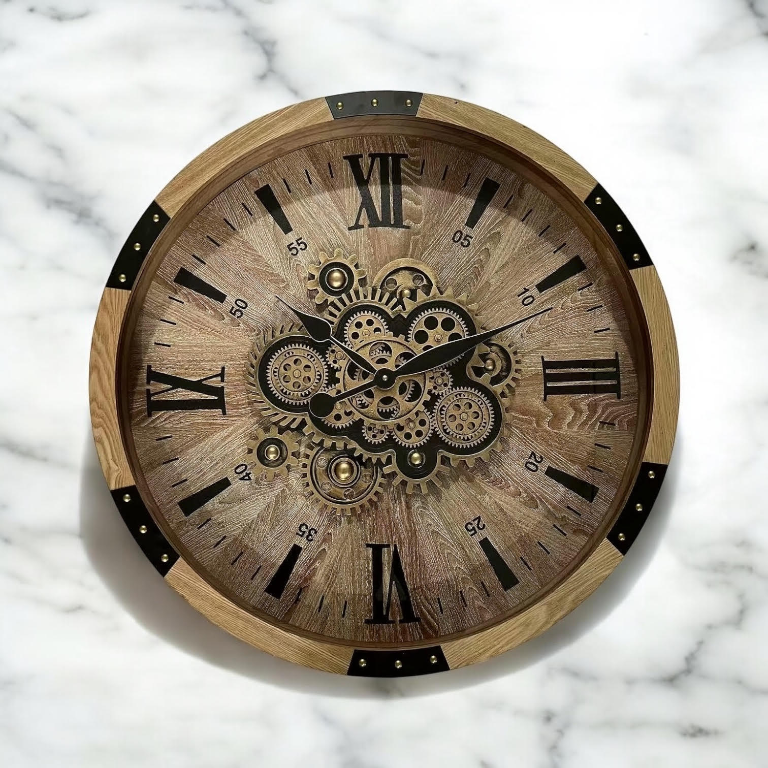 MSL 68cm Gear Wall Clock