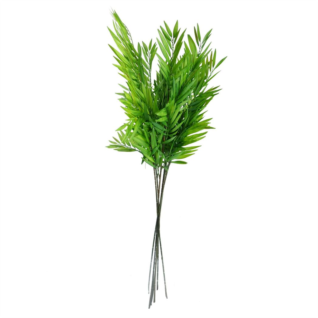 Leaf Pack of 6 Bamboo Fern Stems 85cm