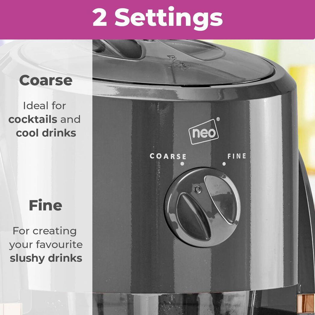 Neo Electric Ice Crusher and Slush Machine