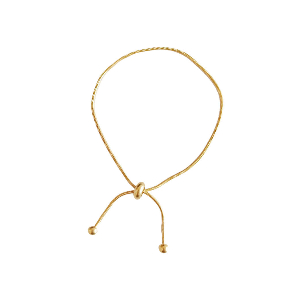 Gold Simple Slider Bracelet