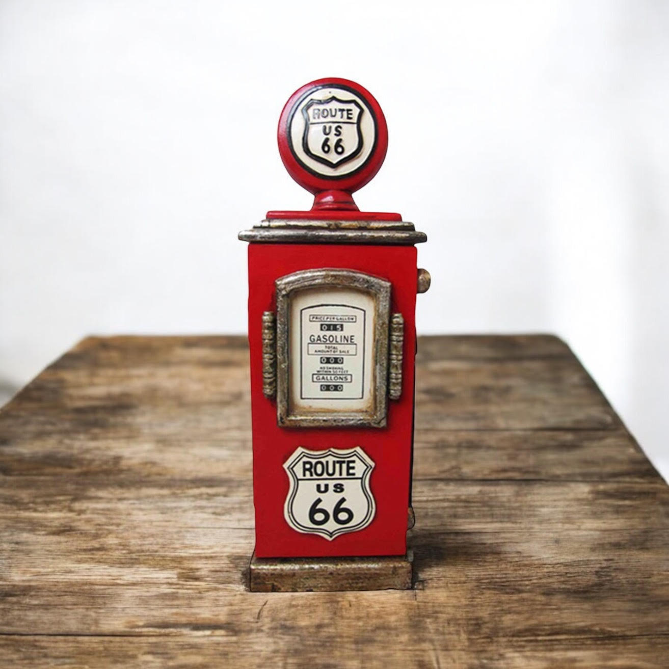 Route 66 Gas Pump Big Boy Toy Key Cabinet