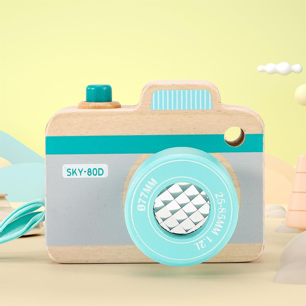 SOKA My First Camera Wooden Kaleidoscope Camera Toy for Children
