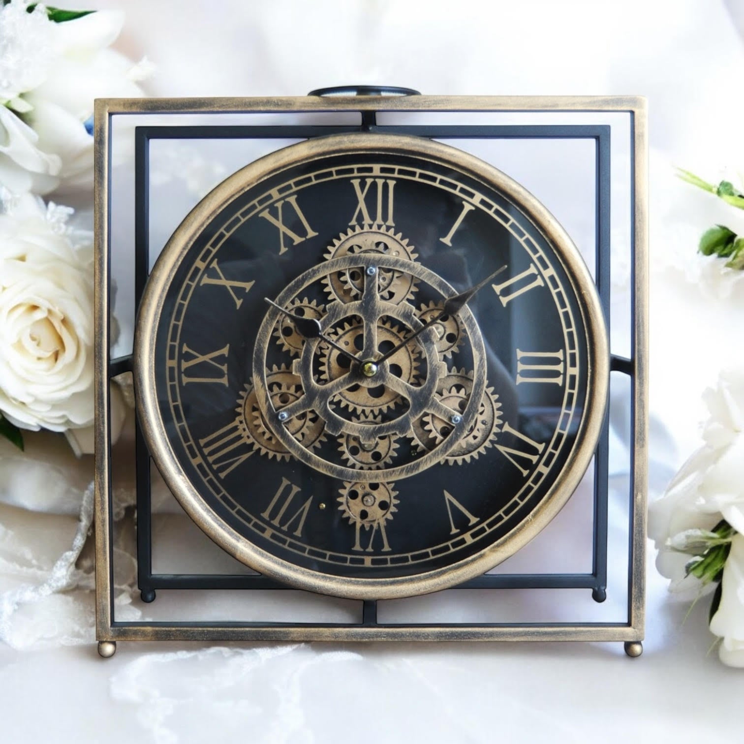 MSL 30cm Hand Finished Wall Clock - Requires 1 x AA Battery