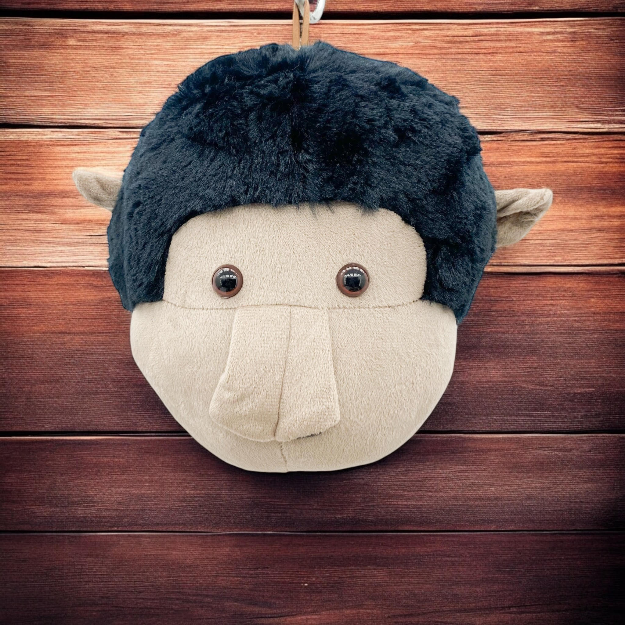 MSL 25cm Multi-Colored Monkey Head Wall Hanger, Decorative Wall Art