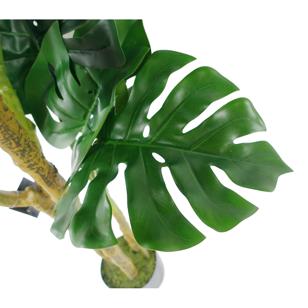 150cm Premium Artificial Monstera Plant in Weighted Plastic Pot