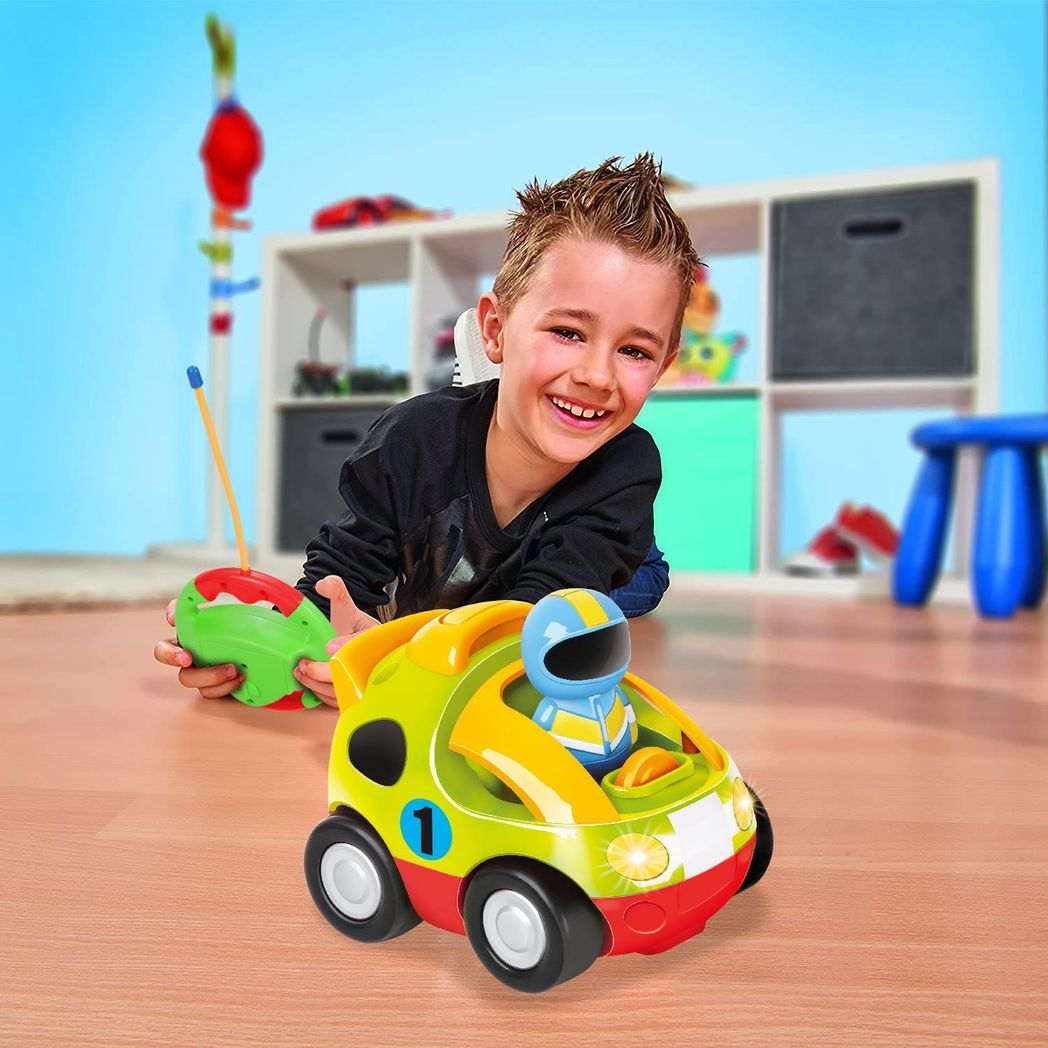 SOKA My First Remote Control Car with Lights & Music, Green