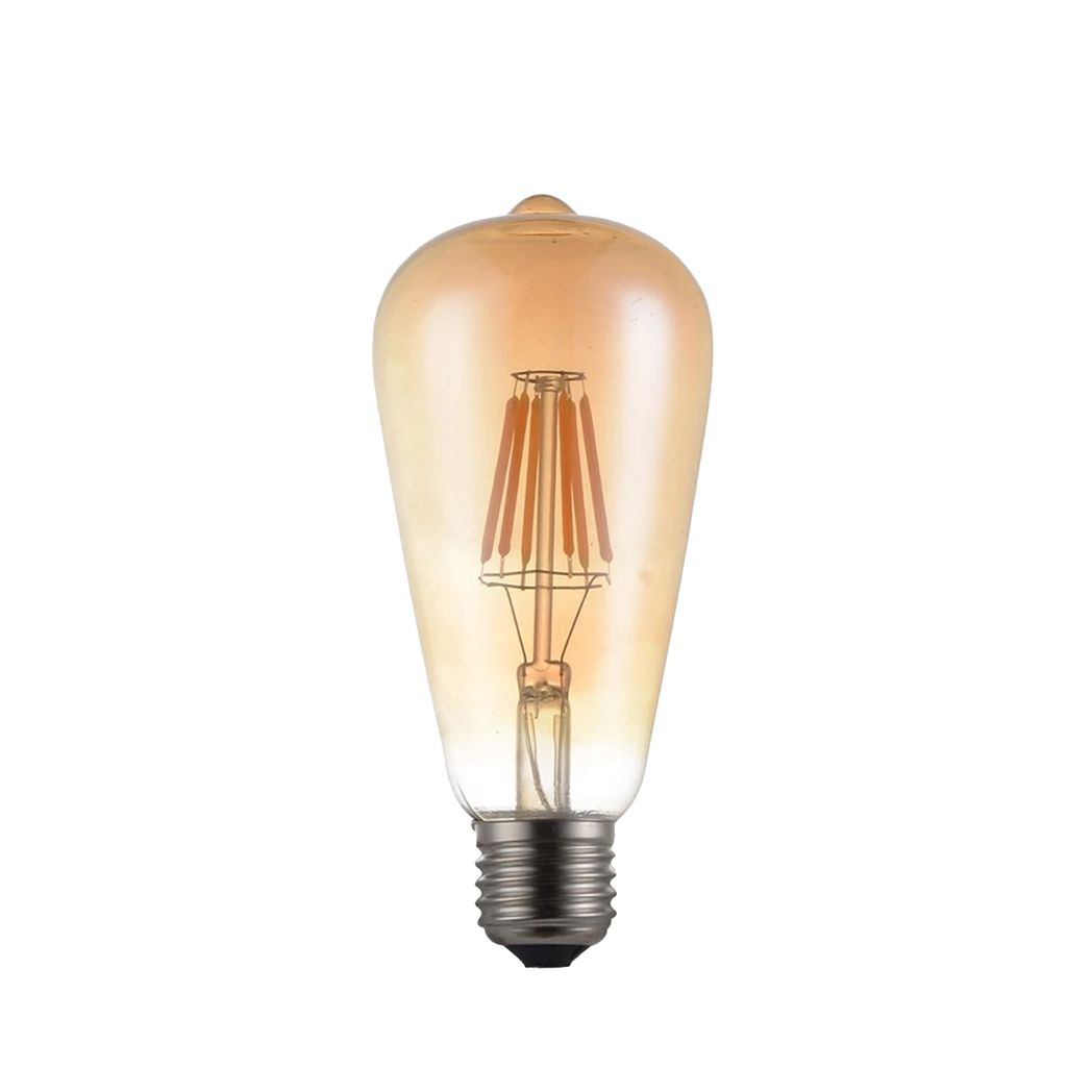 E27 ST64 Vintage LED Dimmable  Bulbs, 6W Edison Light Bulb
