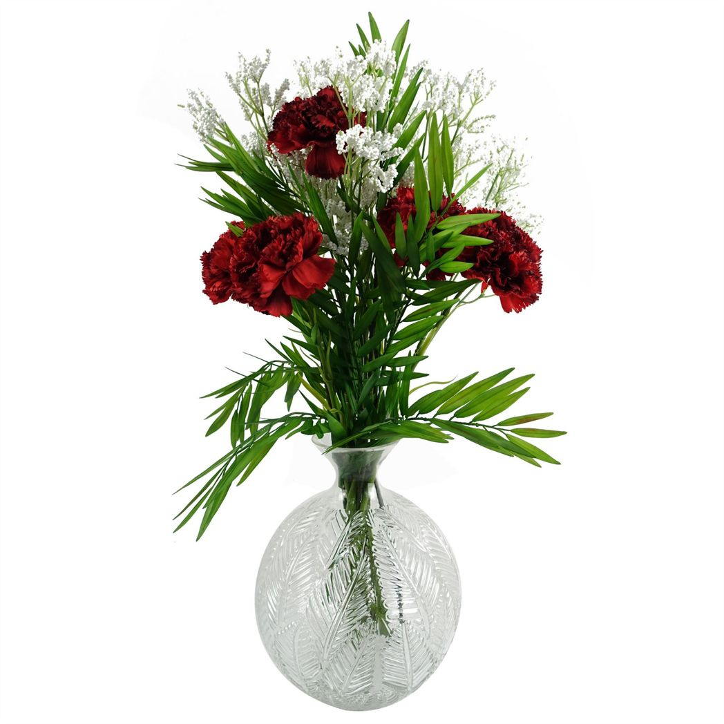 Leaf 65cm Artificial White Gypsophilia Spray with Wired Shapable Stem