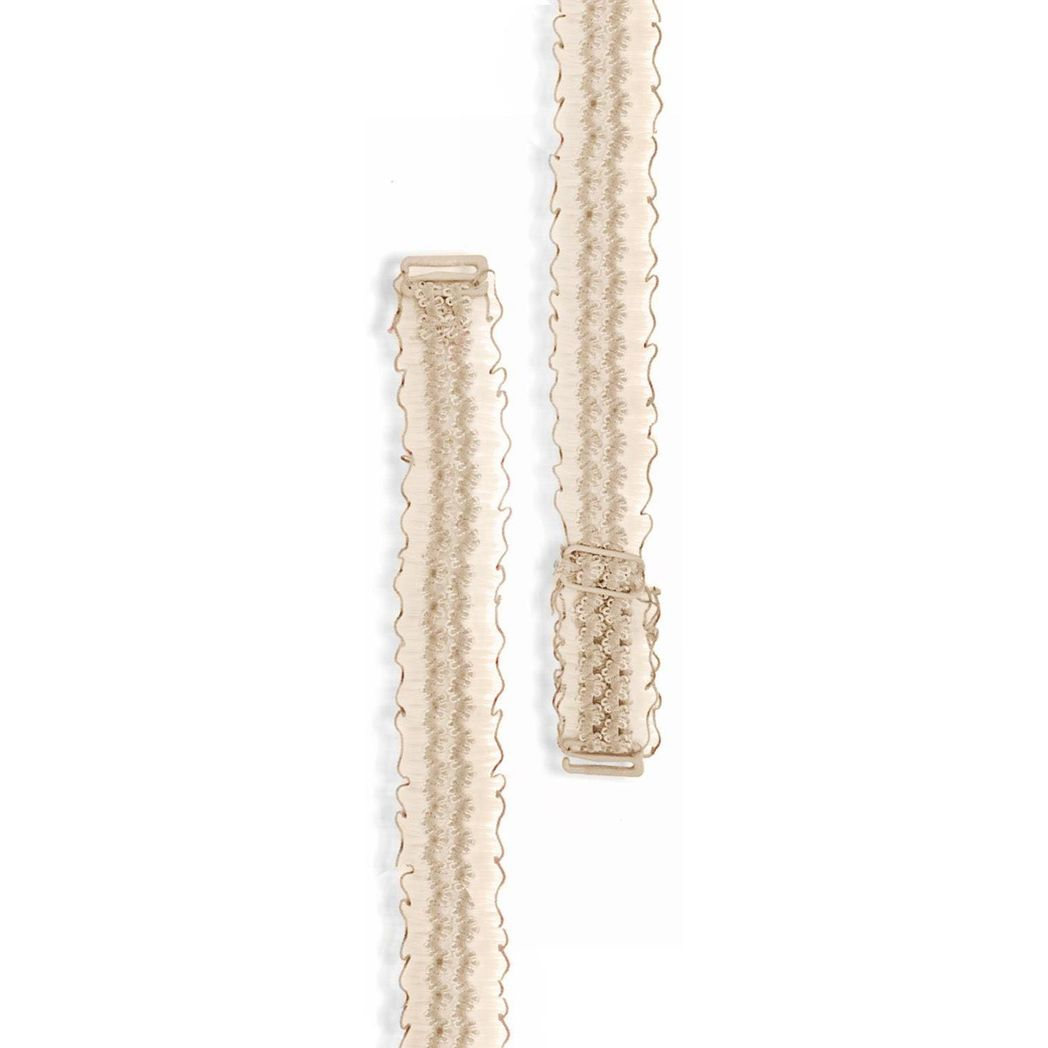 Flo Invisible Shoulder Lace Adjustable Bra Strap One Pair, Nude