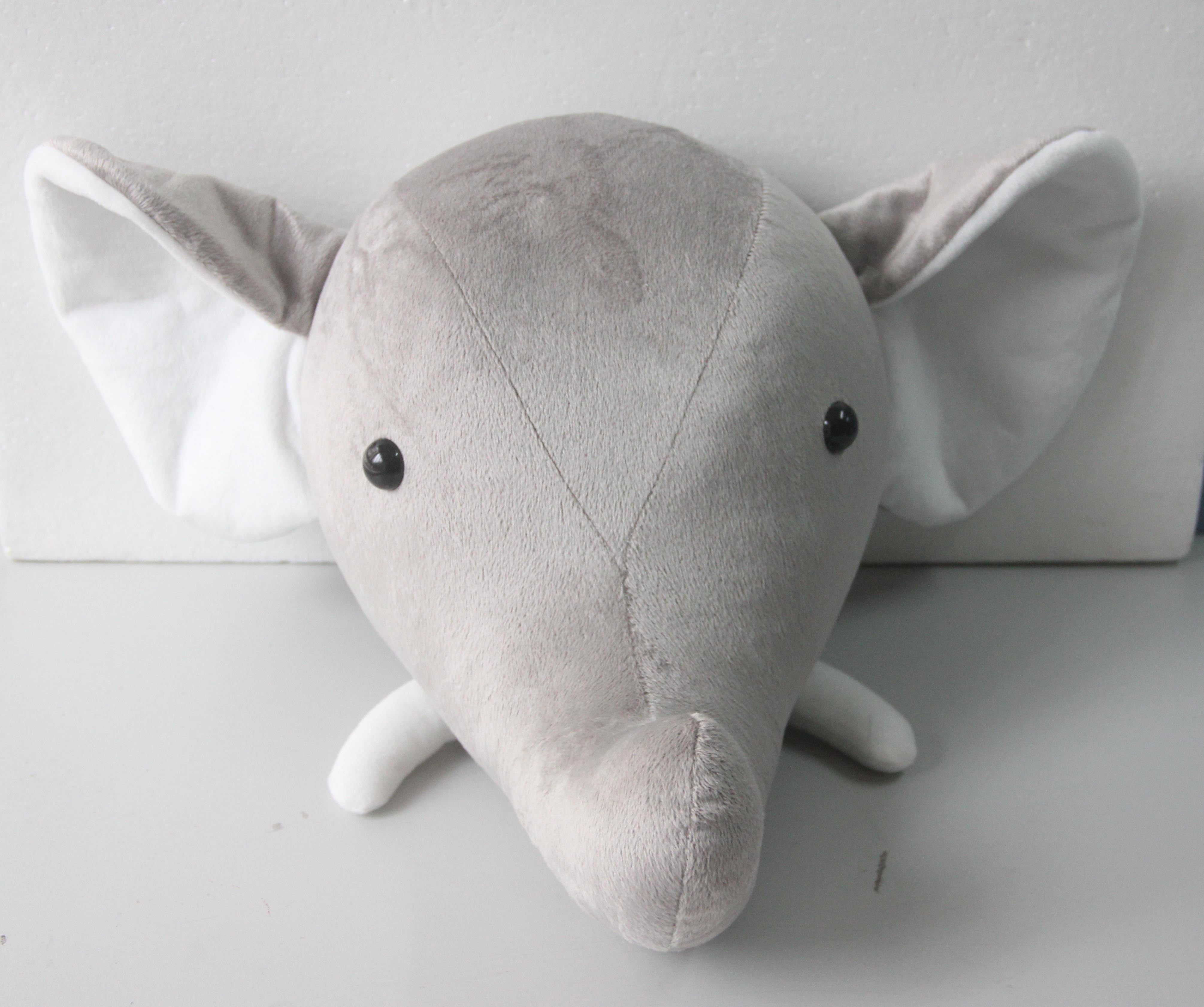 MSL 32cm Multi-Colored Elephant Head Wall Hanger