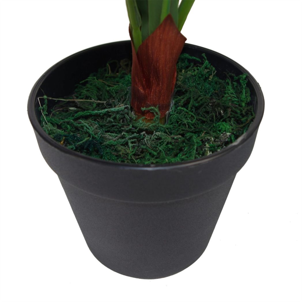 Leaf 60cm Large Artificial Bird’s Nest Fern Plant Potted Indoor Greenery