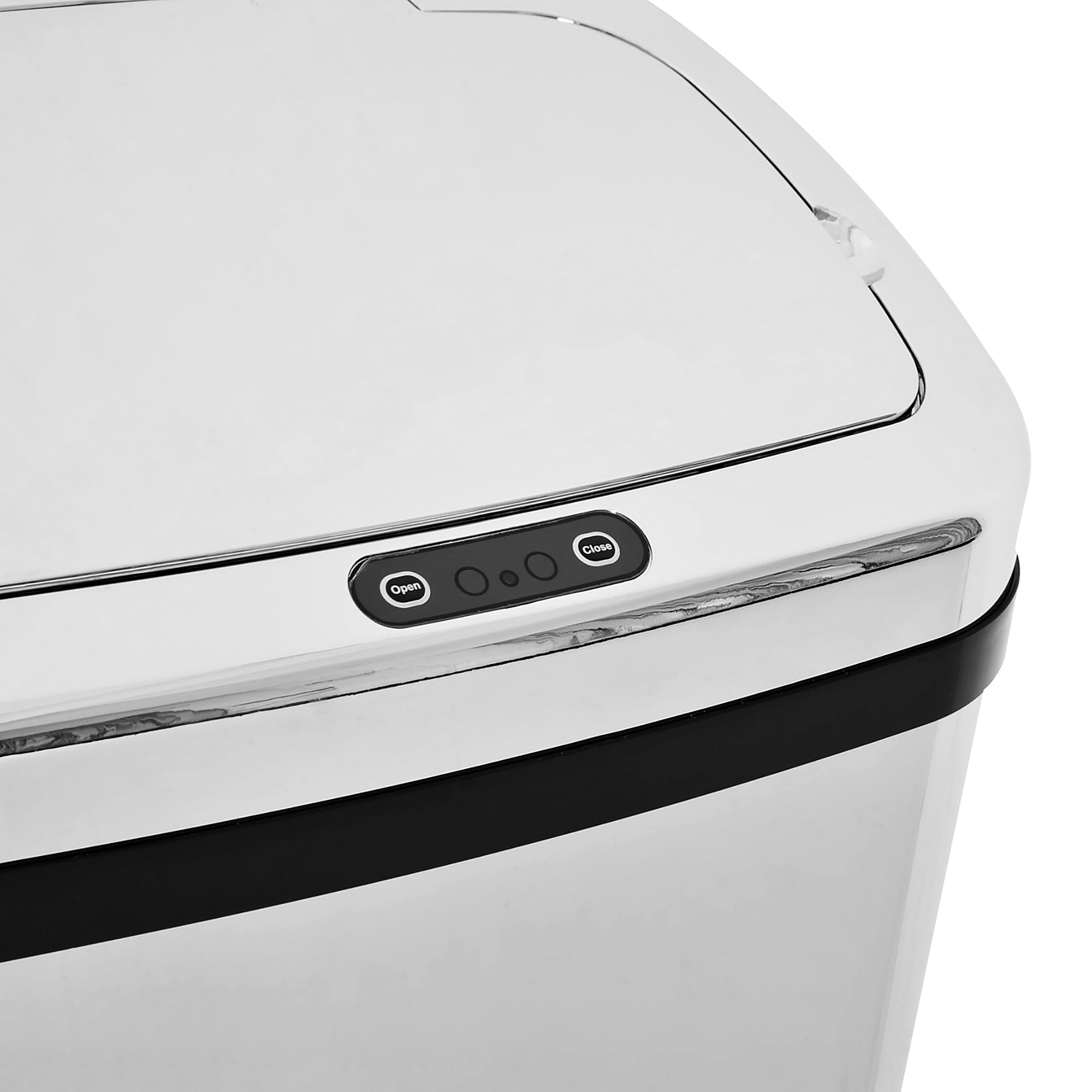 HOMCOM 50L Motion Sensor Rubbish Bin Silver/Black