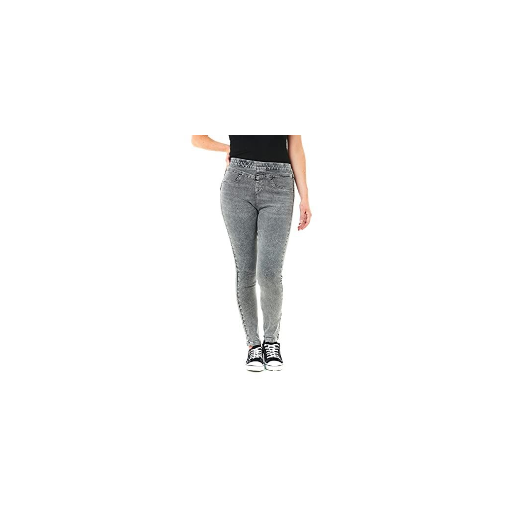 M17 Ladies Sculpt Pull-On Skinny Fit Jeggings, Acid Black