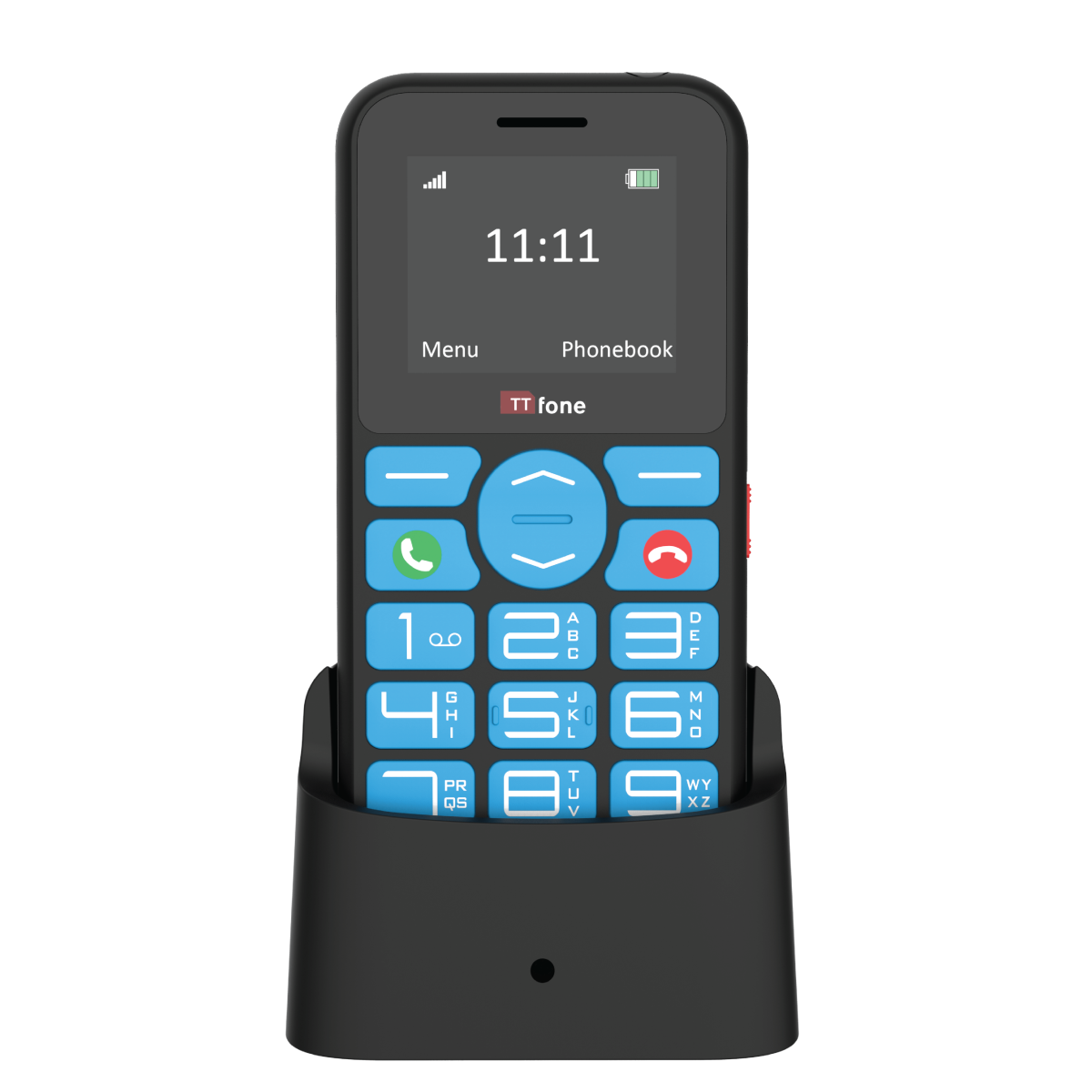 TTfone TT190 Big Button Senior Unlocked Mobile Phone with Emergency Button, Loud Speaker, Large Fonts and Bluetooth
