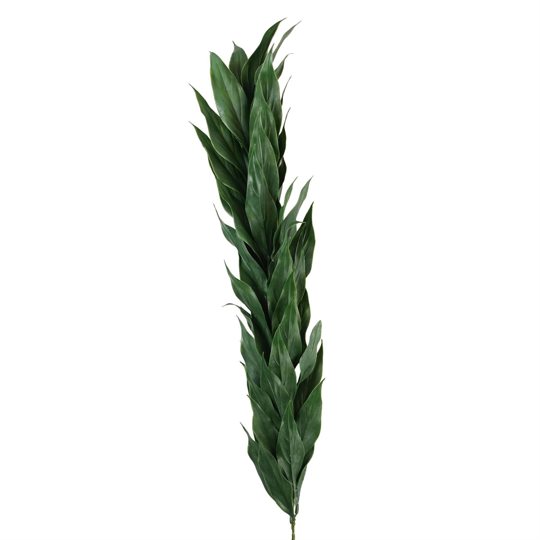 Leaf 100cm Artificial Plastic Decorative Leaf Spray with Wired Shapable Stem