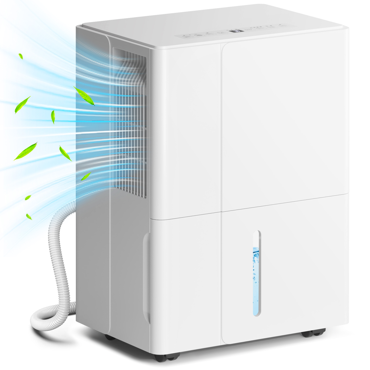 HOMCOM 30L Dehumidifier with Washable Filter, Auto Defrost, Laundry Drying