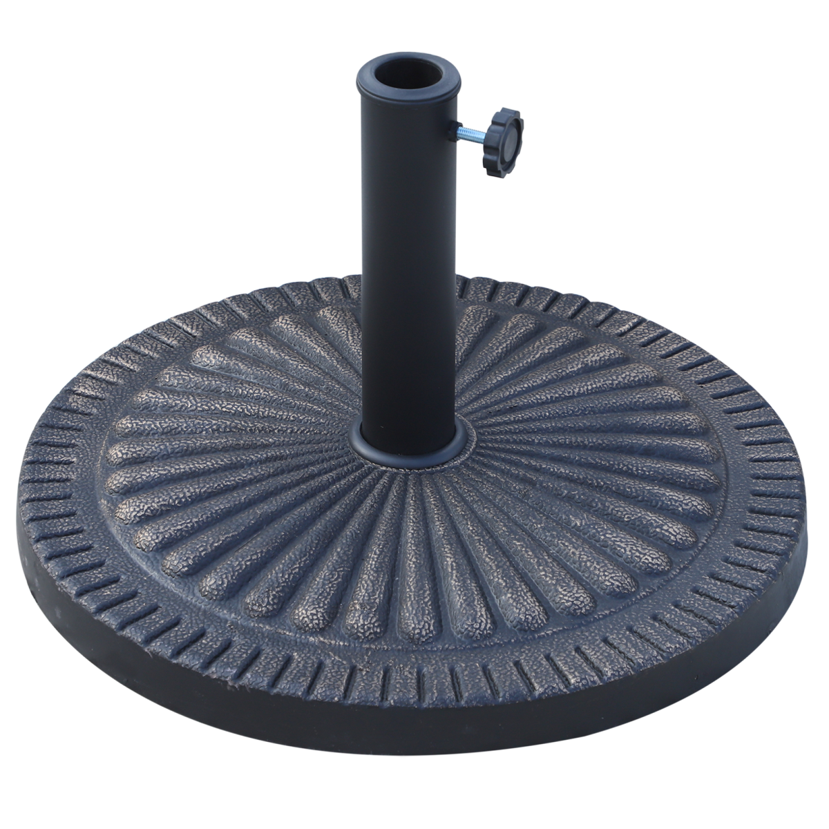 Outsunny Bronze Tone Resin Patio Umbrella Base with Tightening Knob