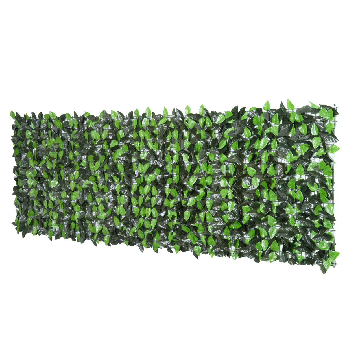 Outsunny Artificial Leaf Hedge Screen Privacy Fence Panel 300 x 100 cm