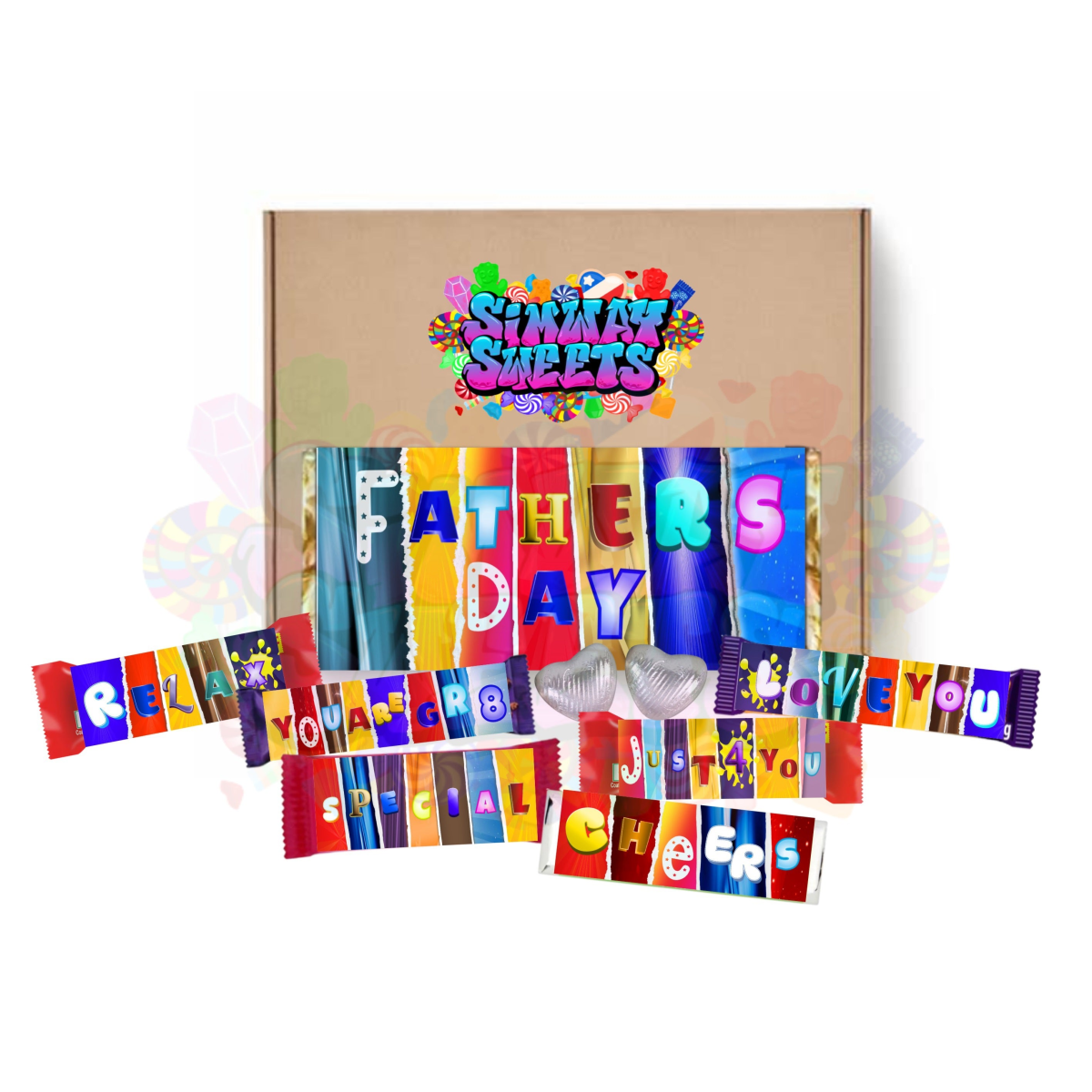 Fun Father’s Day Novelty Chocolate Wrapper Gift Box – Simway Sweets HTML