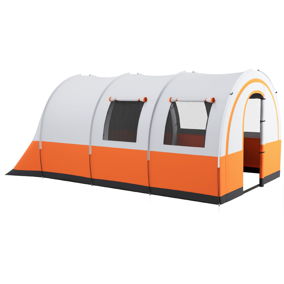 Outsunny 5-6 Person Waterproof Family Camping Tent, 3000mm