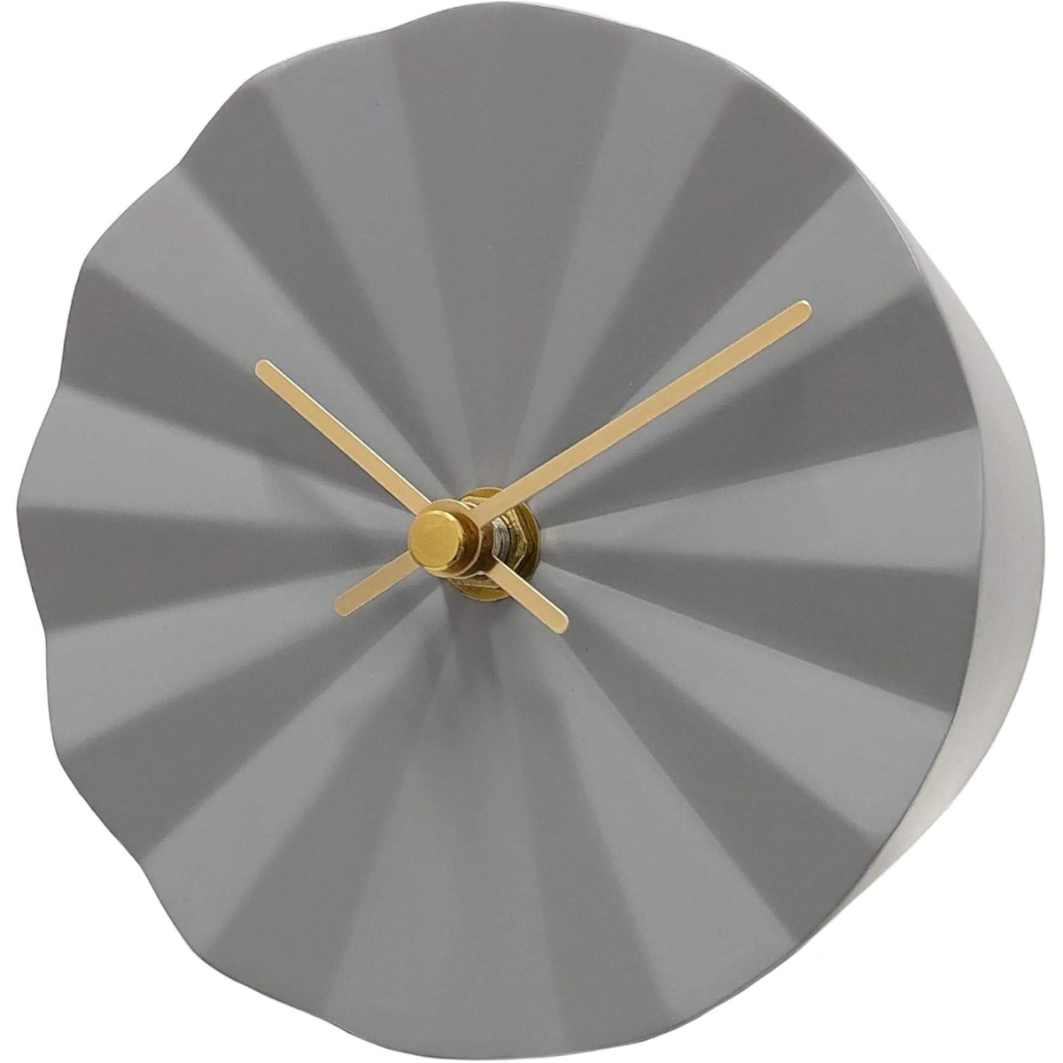 Acctim Layla Resin Table Clock in Grey 37097
