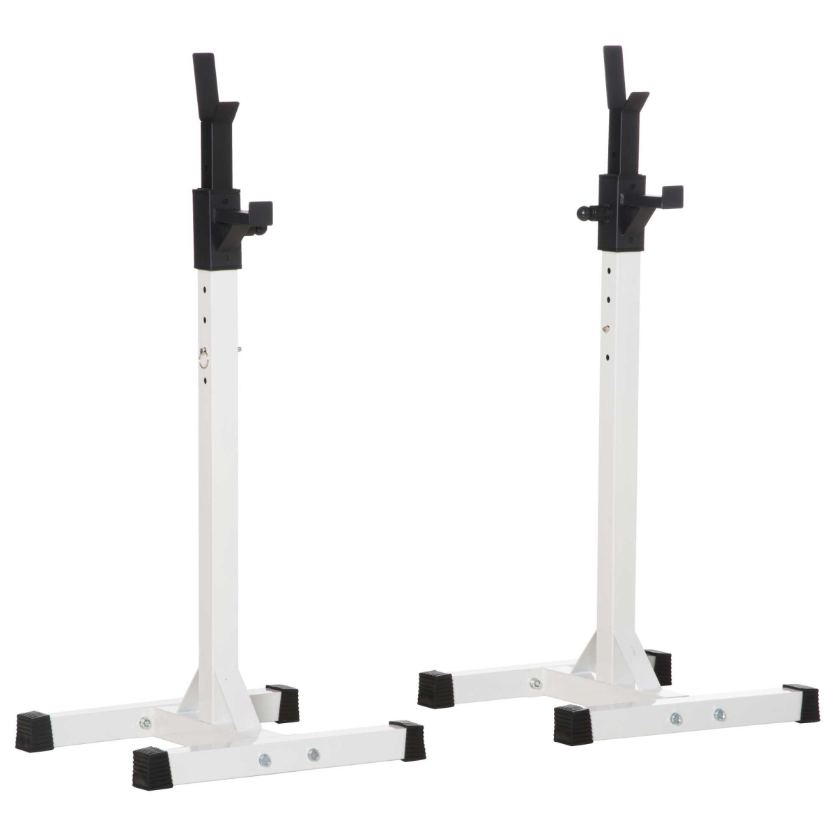 HOMCOM Adjustable Barbell Squat Stand, 150kg Max Load