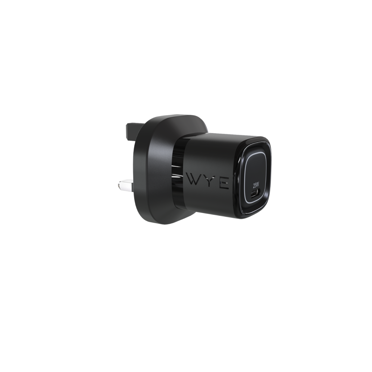 WYEFLUX 25W USB-C GaN III Power Adapter with Quick Charge PD Technology