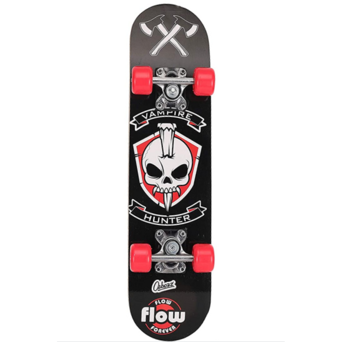 Ozbozz Wooden Maple Skateboard 61cm with Plastic Wheels