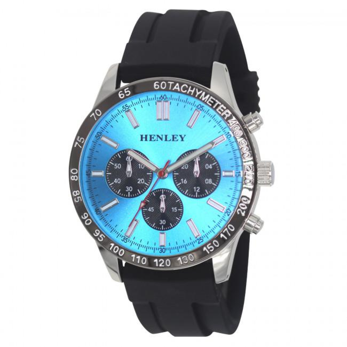 Henley Mens Polished Sports Silicone Watch