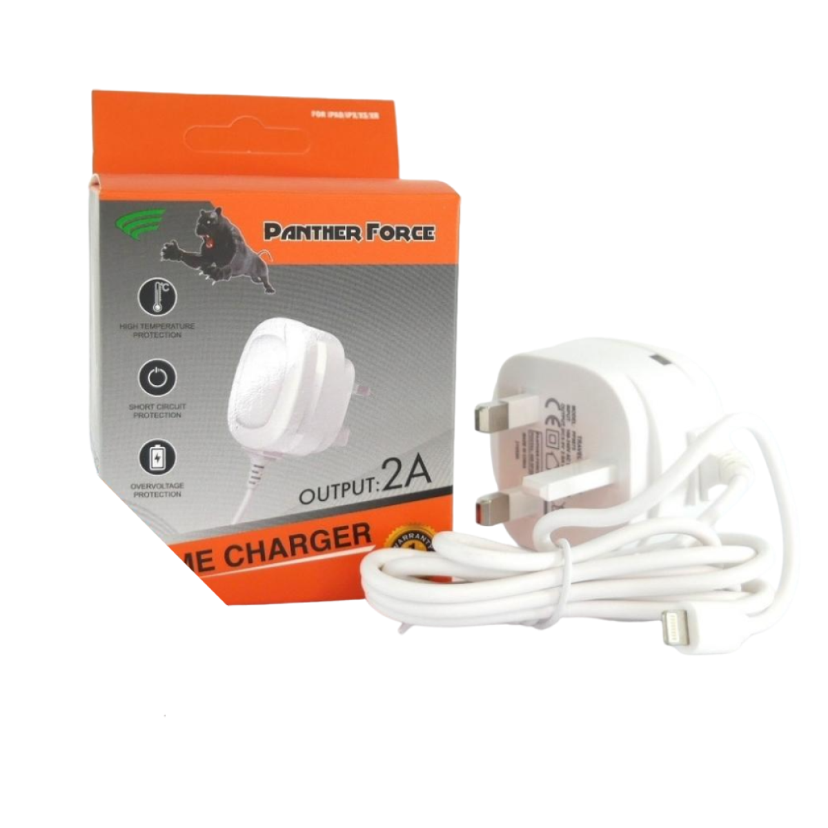 Panther Force 2AMP iPhone Main Charger for Type-C Devices