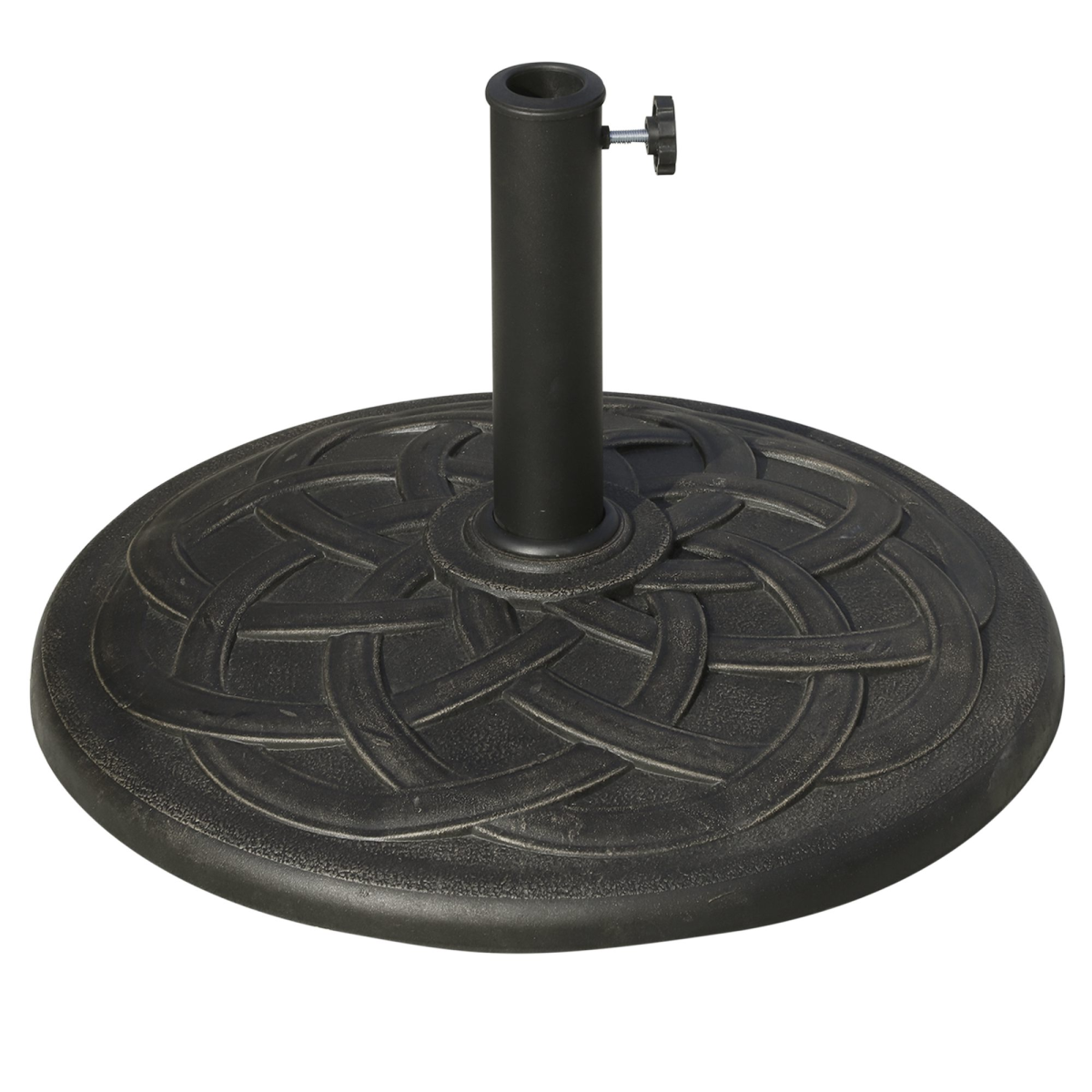 Outsunny Resin Bronze Umbrella Base for 38mm & 48mm Poles
