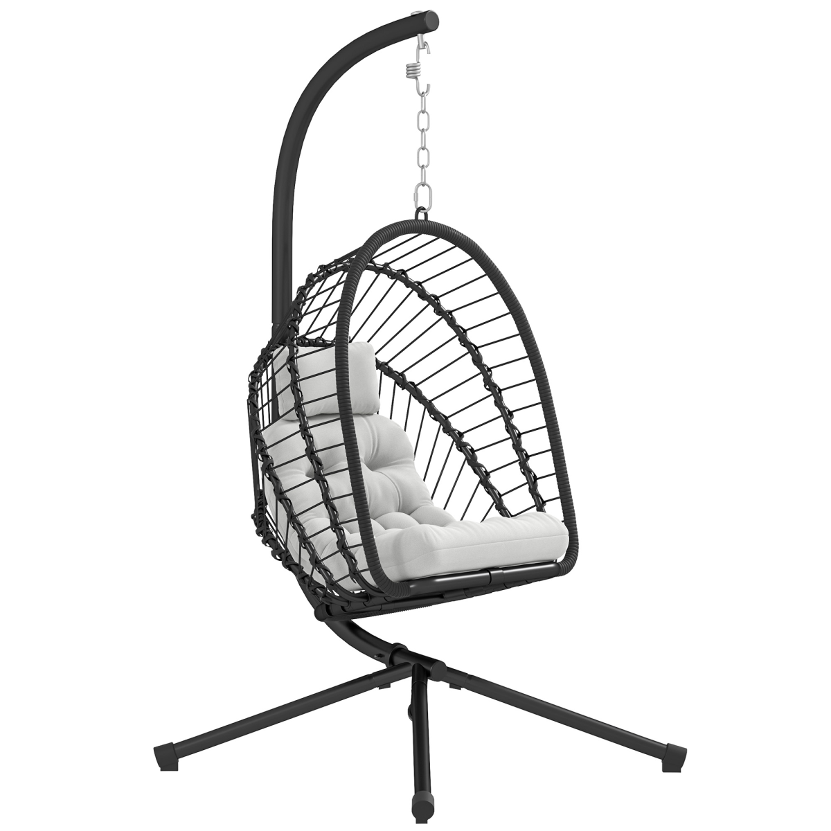 Outsunny Steel Frame Garden Storage Basket and Seat with Padded Cushion