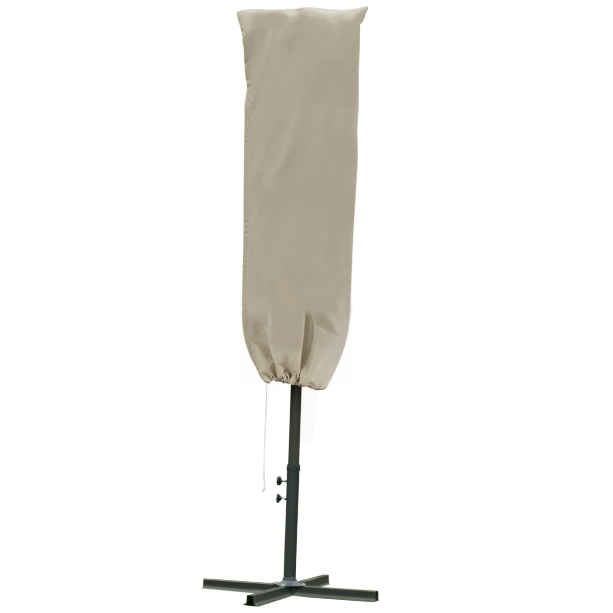 Outsunny Cantilever Umbrella Cover with Zipper and Drawstring, Oxford Cloth Parasol Protector