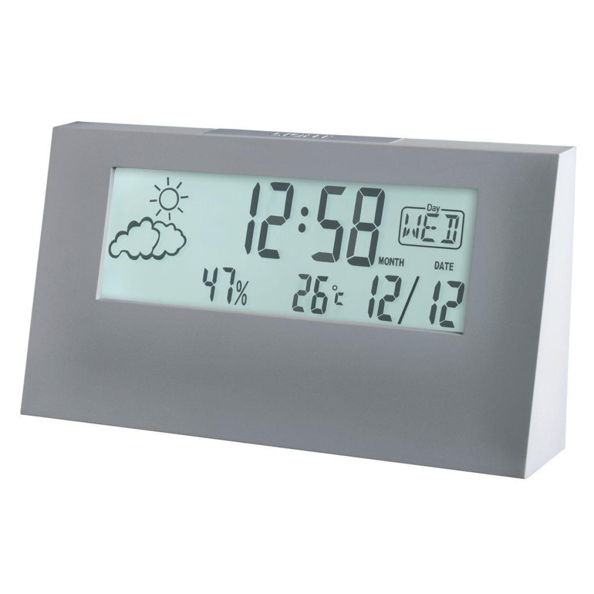 Acctim Vertex Weather Station with LCD Display Grey
