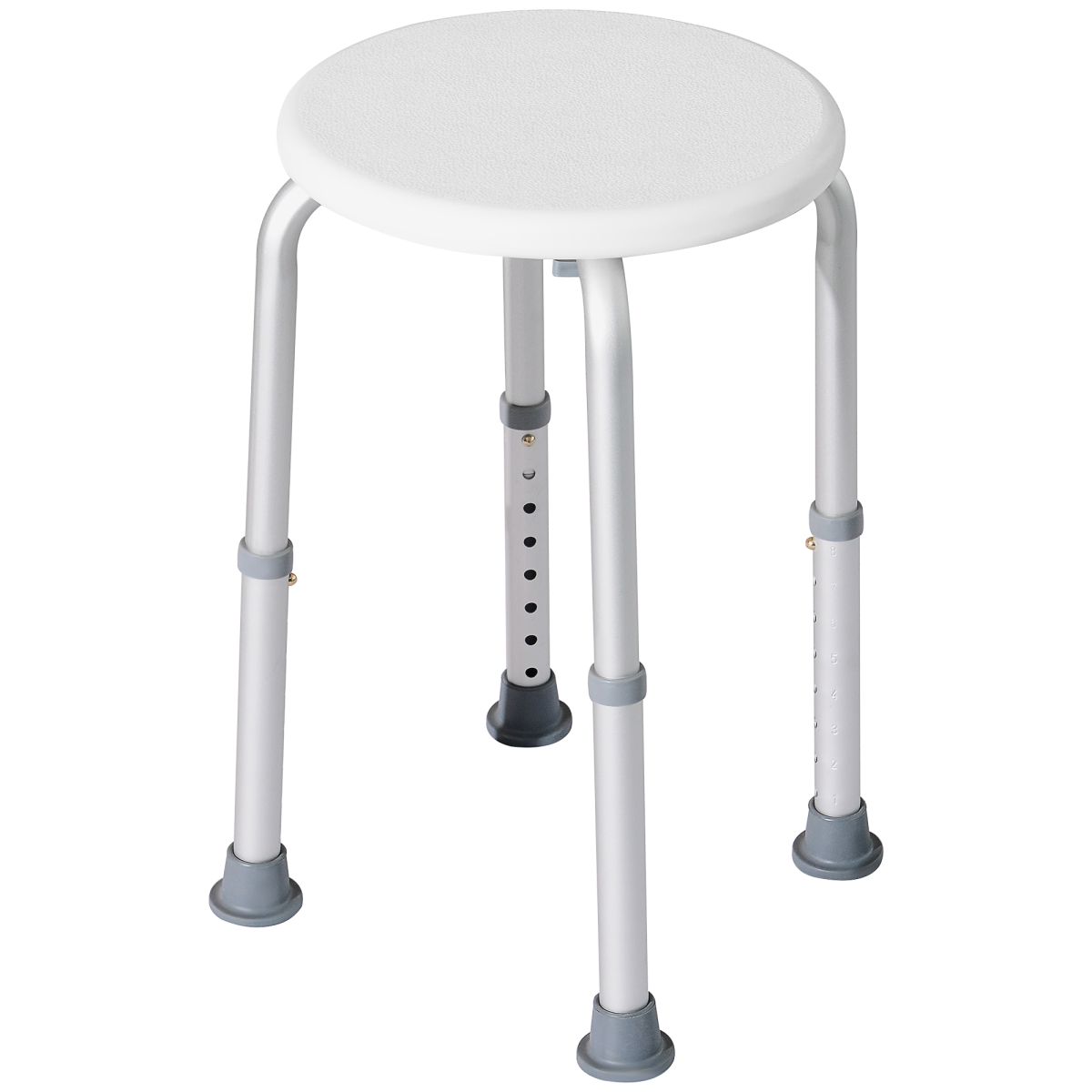 Adjustable Bath Shower Seat with Suction Pads, 136kg Capacity