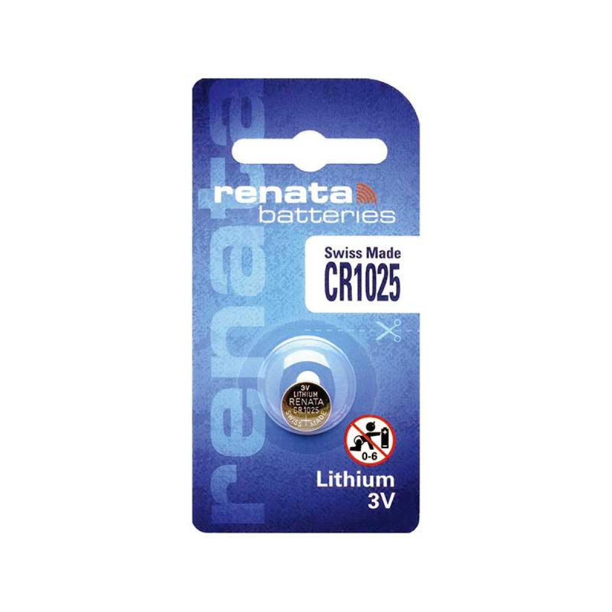Renata CR1025 Lithium Watch Battery