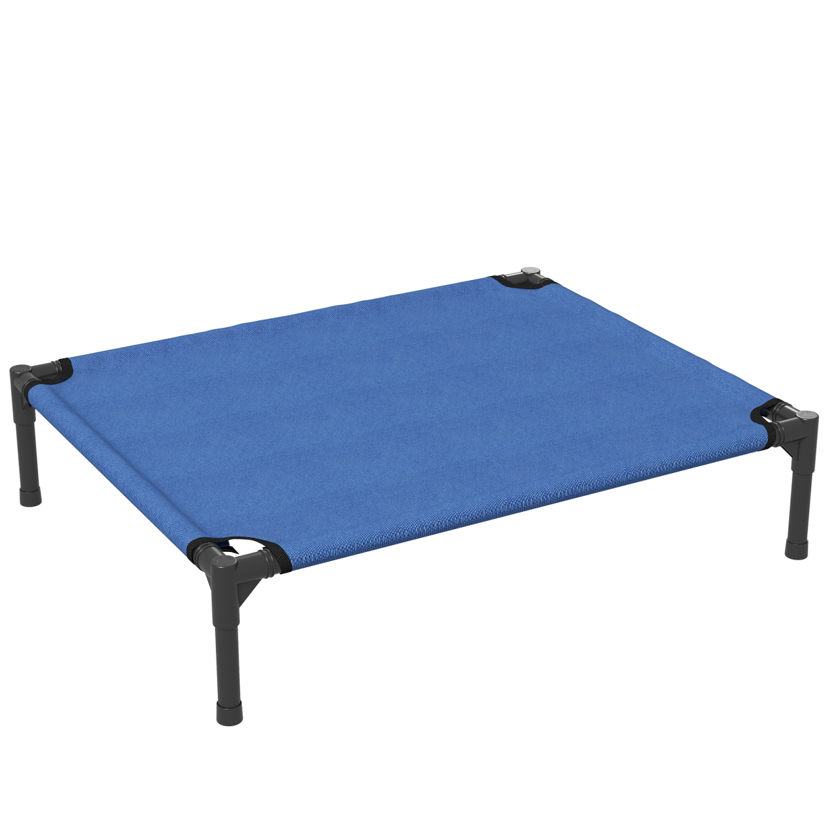 PawHut Elevated Pet Bed with Powder-Coated Metal Frame, Oxford Fabric, Indoor/Outdoor Folding Cot with Carry Bag