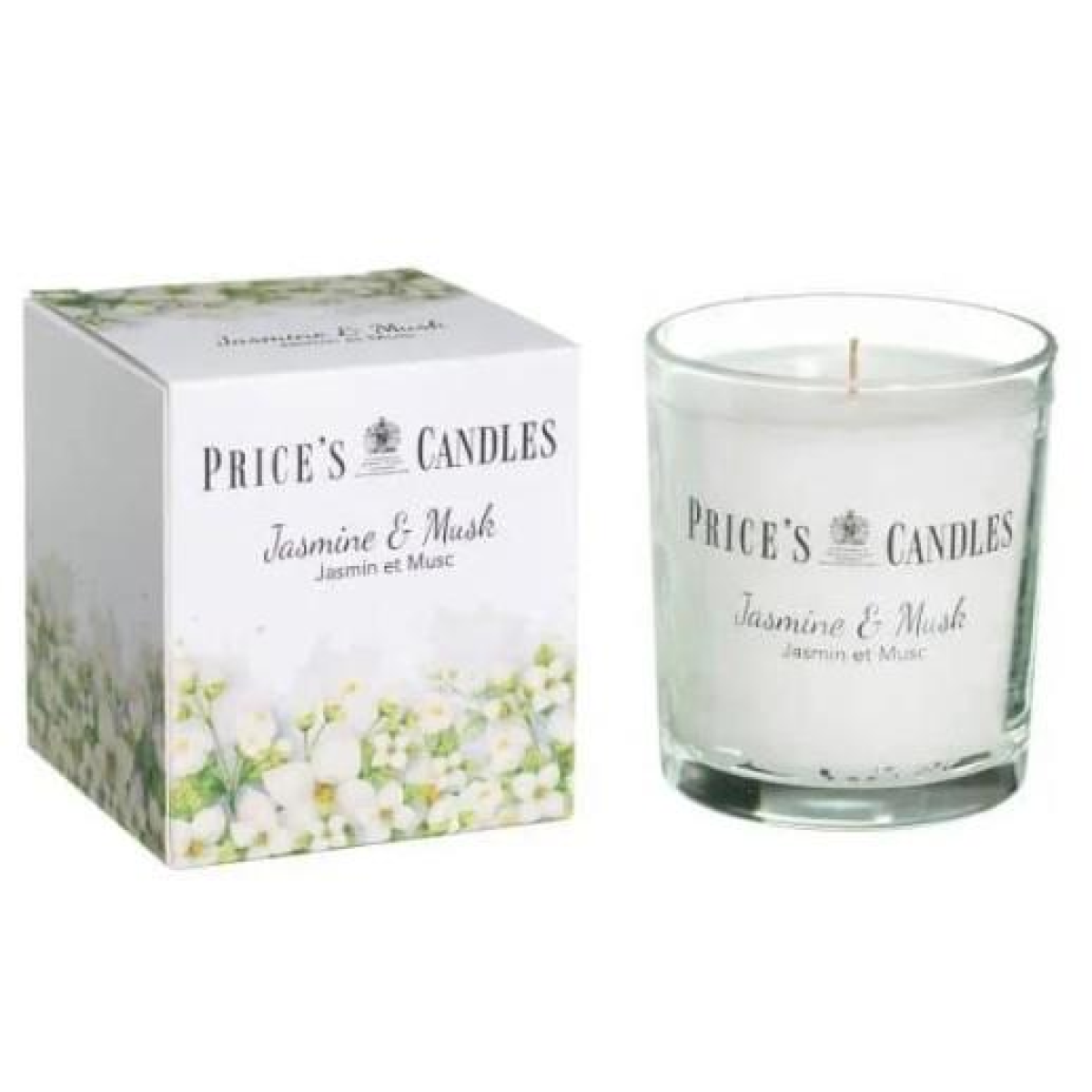 Price's Small Jar Candle 170g Jasmine & Musk