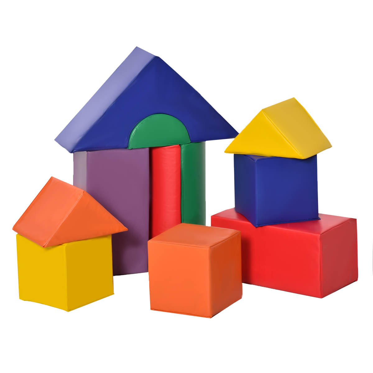 11-Piece Kids Soft Foam Puzzle Blocks Learning Toy, Ages 1-3