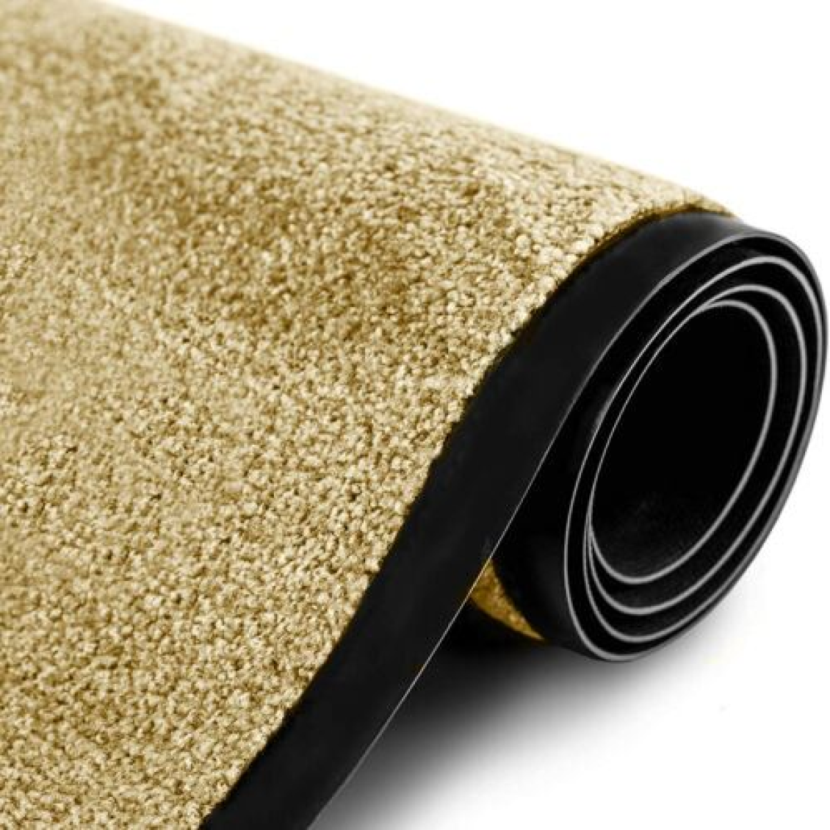 Heavy-Duty Rubber Barrier Mat 50 x 80 Beige