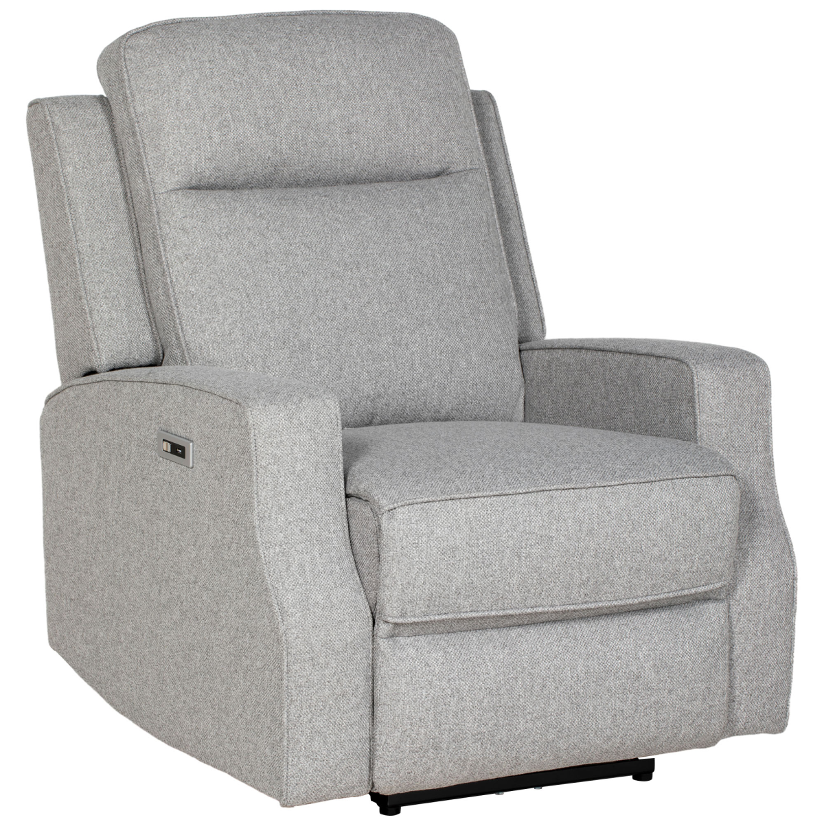 HOMCOM Grey Electric Recliner Armchair with USB Port