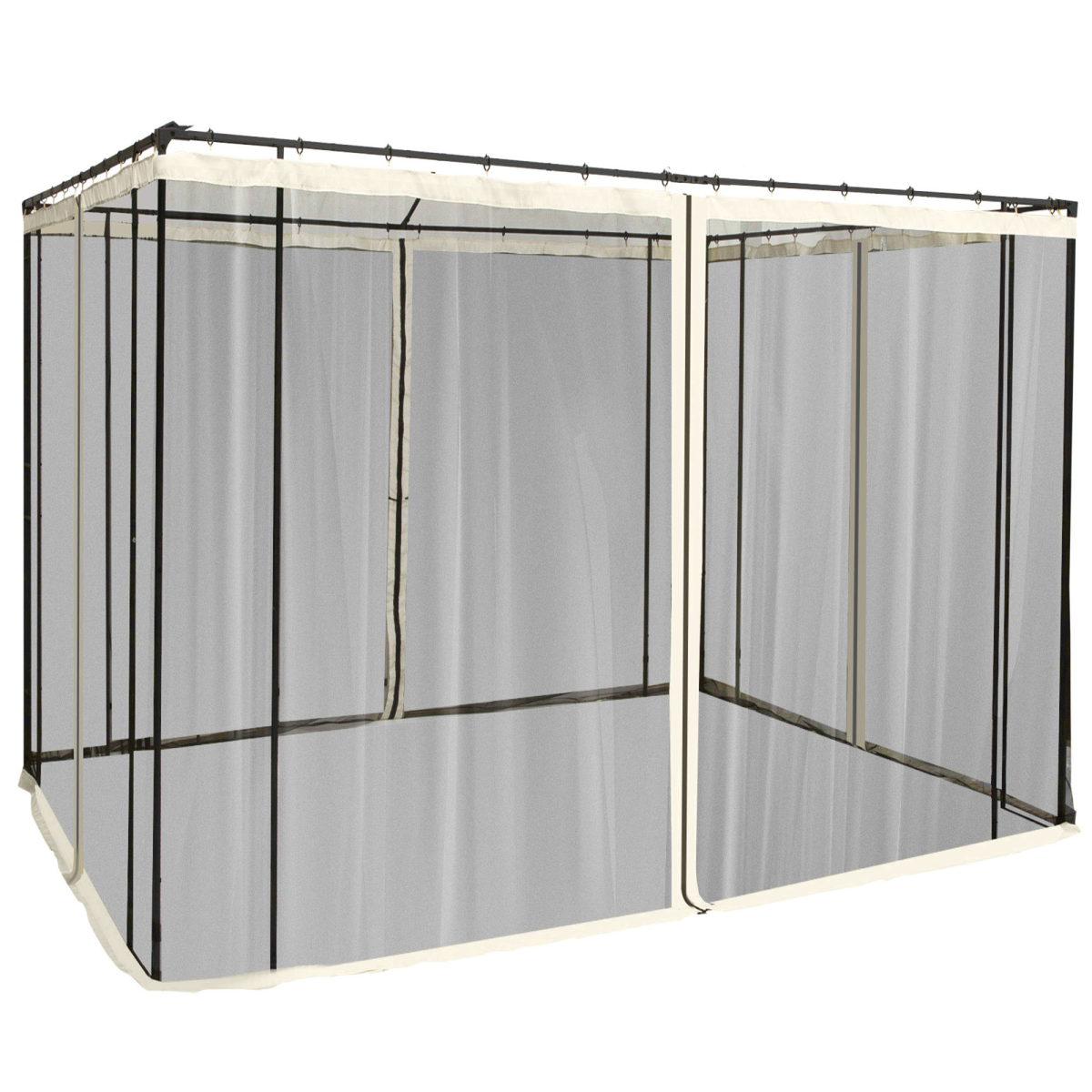 Outsunny Replacement Gazebo Mesh Netting Screen Walls for 300 x 300cm 4-Panel Gazebos