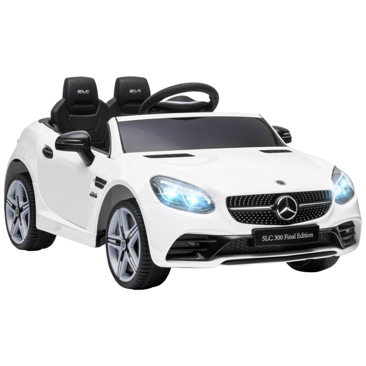 Mercedes Benz SLC 300 12V Kids Electric Ride-On Car with Remote Control and Music