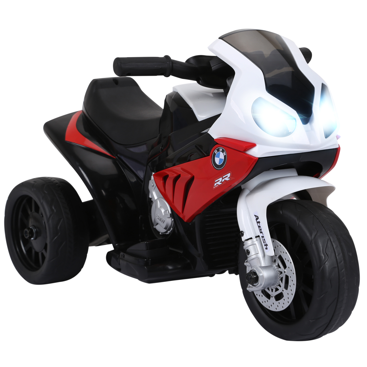 HOMCOM Electric Kids Ride On Motorcycle, BMW Licensed, Headlights, Music and Lights, 18-36 Months