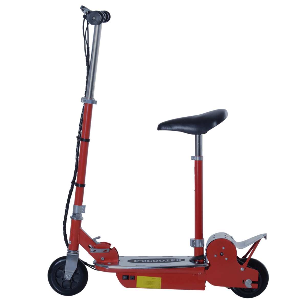Foldable Electric Scooter for Kids Ages 7-12, 12V 120W, Adjustable Height, Rear Brake